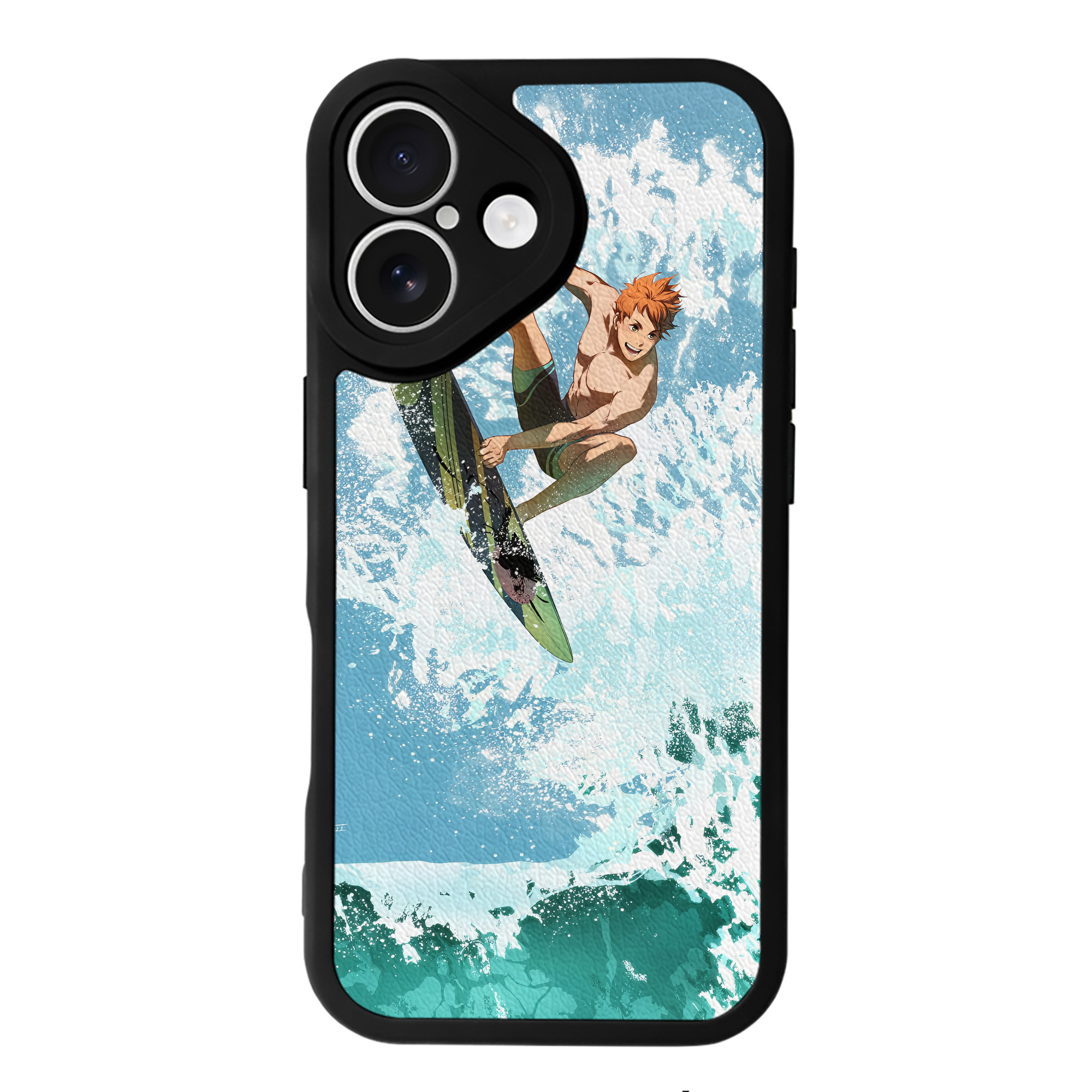 （画像用） ハイキュー!! Haikyu!! 【iPhone 16シリーズ対応】シリコンスマホケース（レザー調） 材質：シリコン